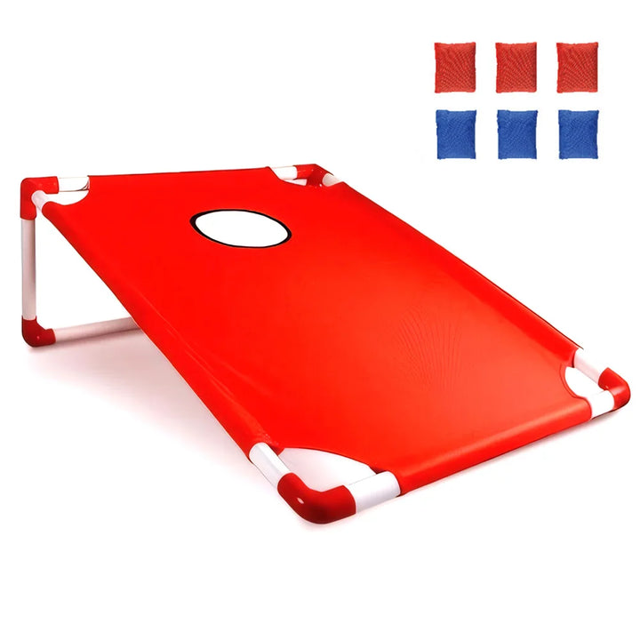 Jeu de Cornhole Portable Rouge