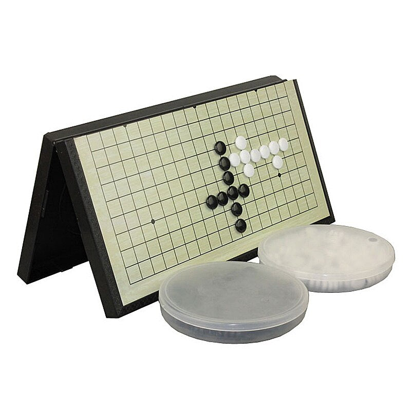 Jeu de Go magnétique pliable - Plateau 19x19 de voyage - Tête-Dure Jeu de Go magnétique pliable - Plateau 19x19 de voyage - Tête-Dure