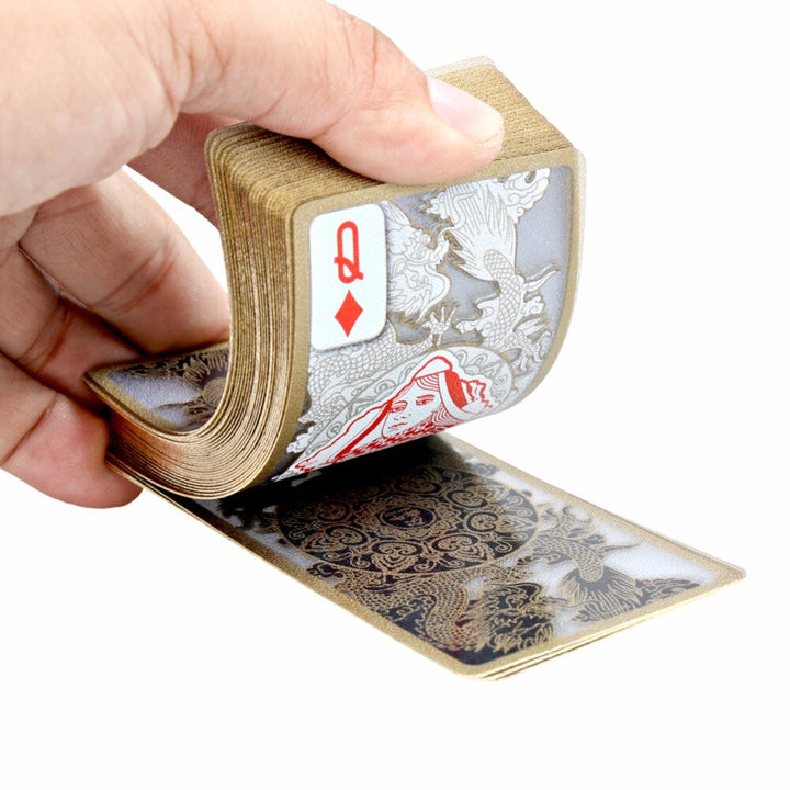 carte marbre et or plié