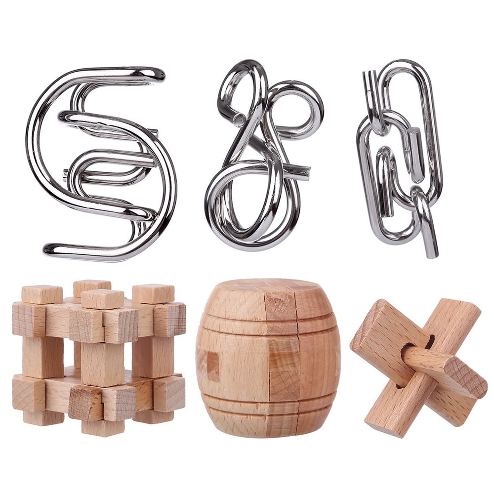 casse-têtes en bois et métal