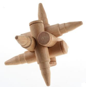 Casse tete balle en bois