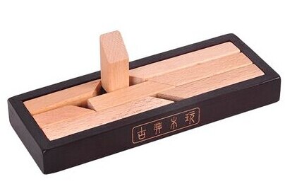 Casse-tête en Bois Bambou Puzzle
