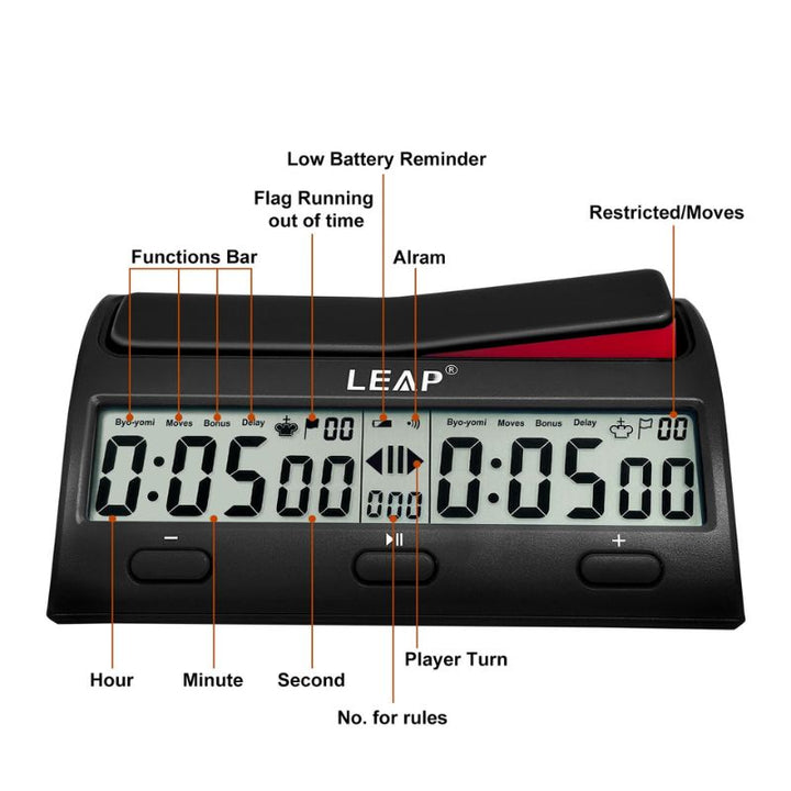 pendule echecs electronique