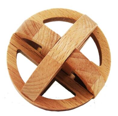 sphere de bois casse tete
