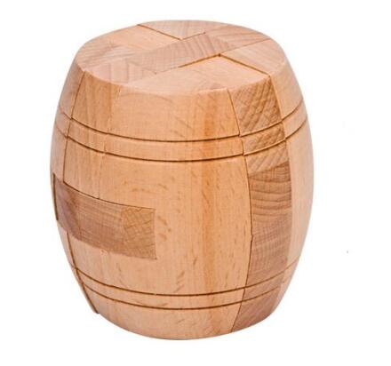casse tete en bois tonneau