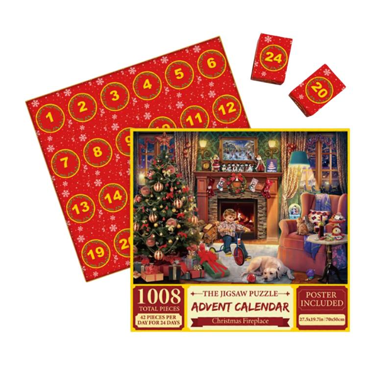 Calendrier de l'Avent 2023 Puzzle de Noël - Puzzles de Noël au