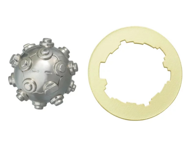 Knobelspiele Huzzle aus Metall Planet