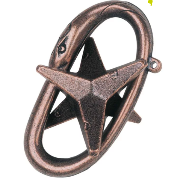 Huzzle Knobelspiele aus Metall Schlange und ihr Stern