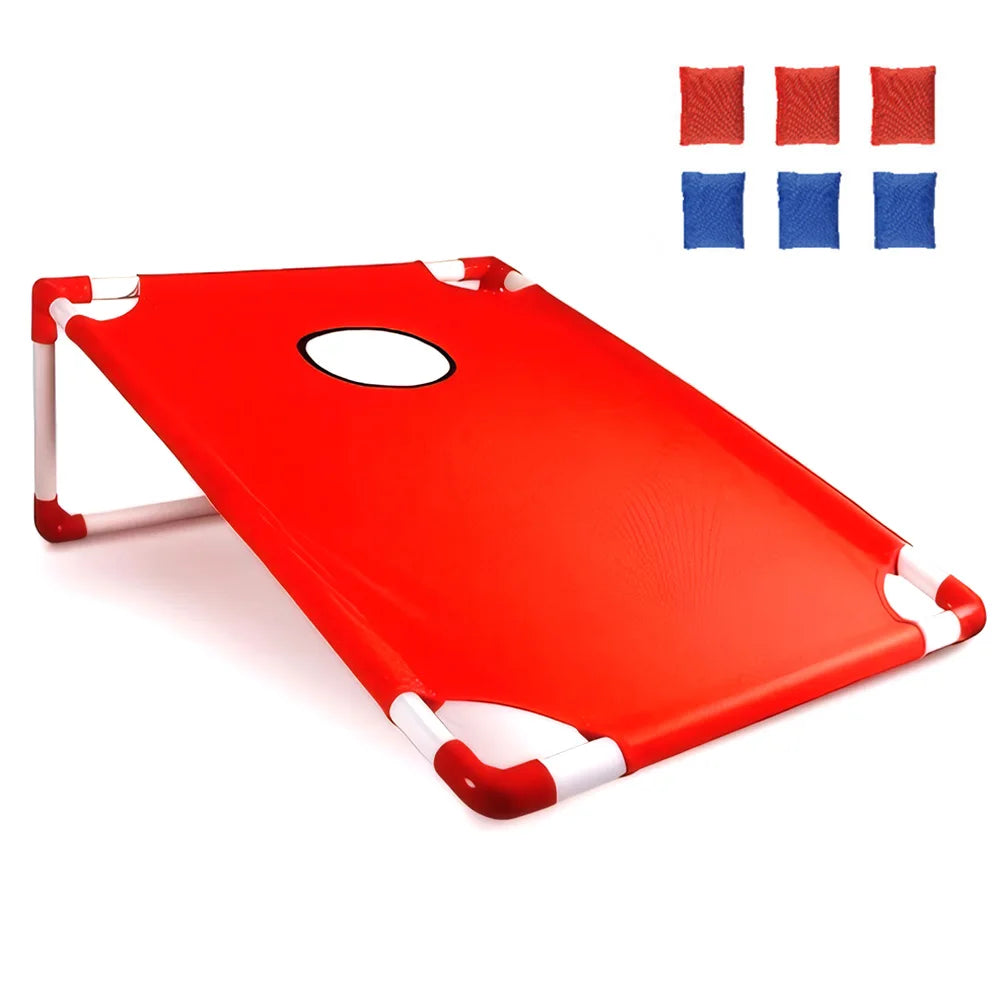 Jeu de Cornhole Portable Rouge