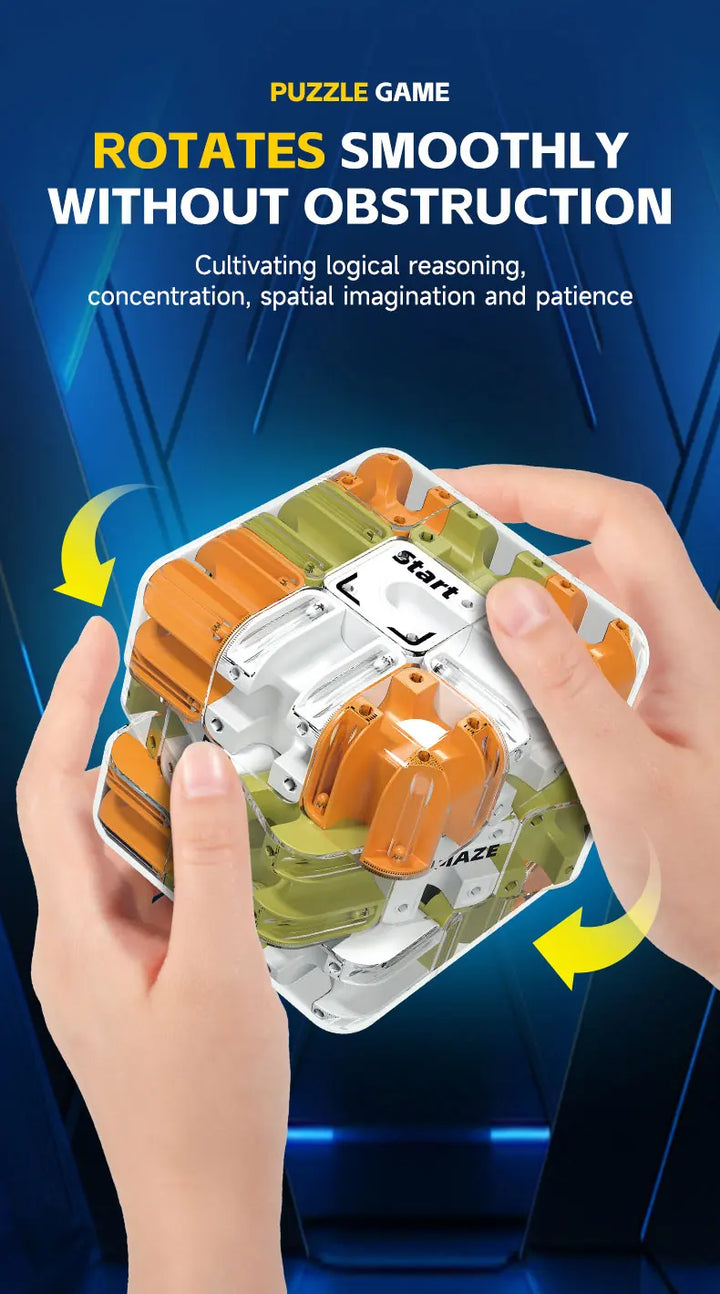 Cube labyrinthe à bille - Le casse tête cube