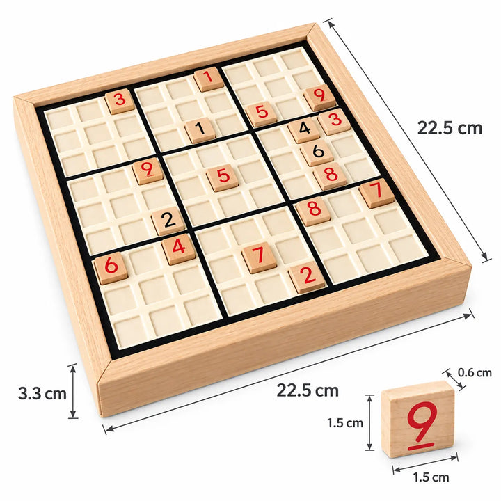 Houten sudoku