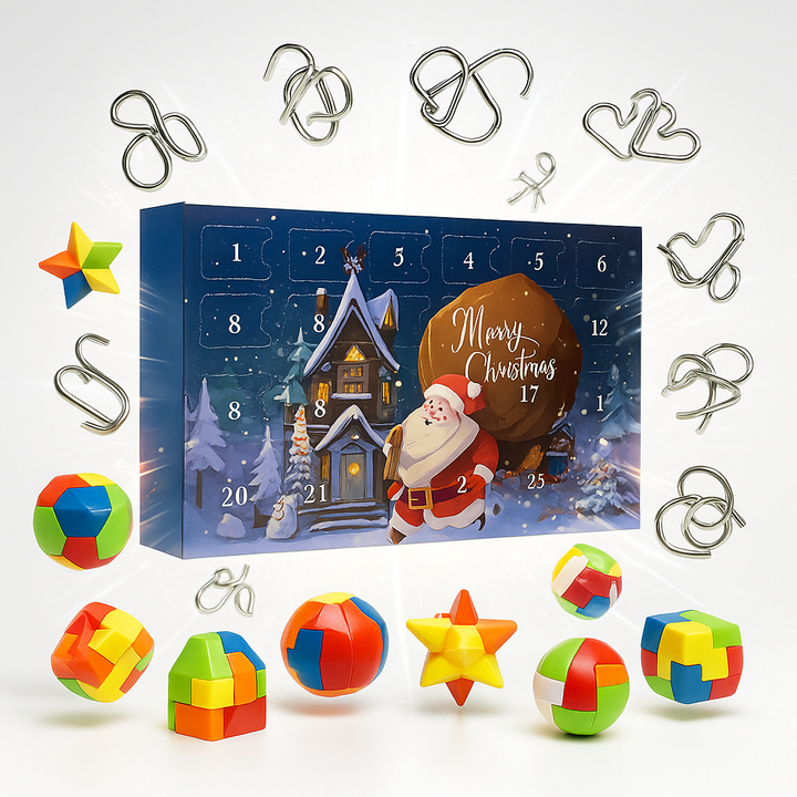calendrier de l'avent casse tete puzzle 3D
