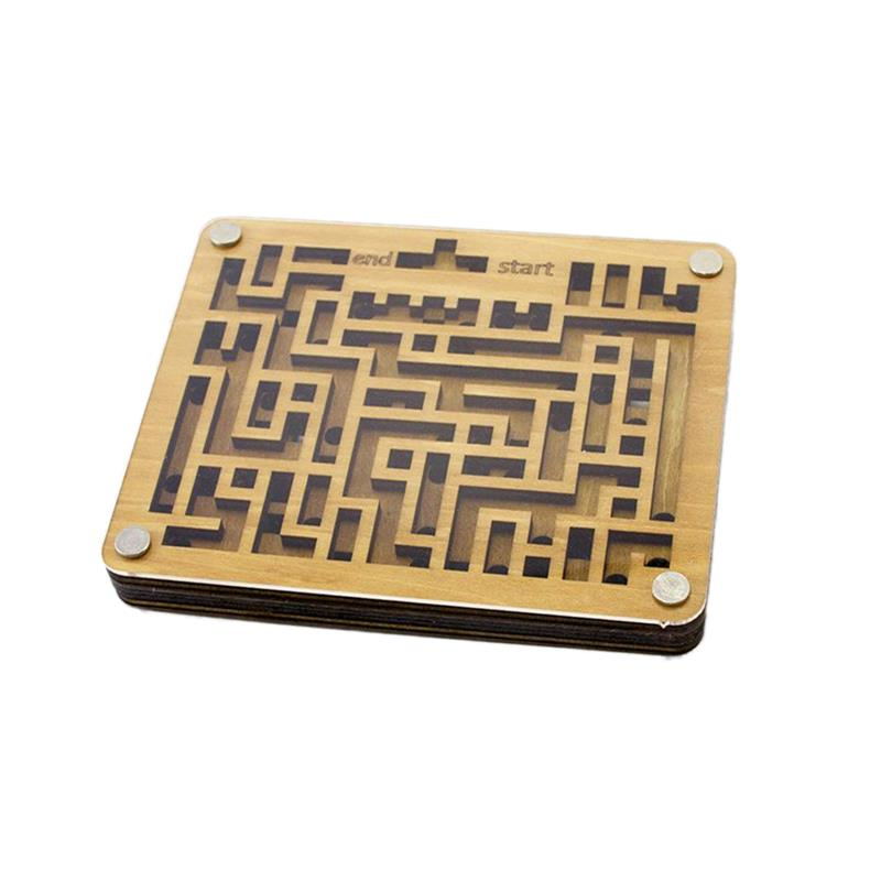 Petit labyrinthe de perles d'équilibre en bois, jeu de société d'équilibrage, jouet d'entraînement de mise au point pour enfants 26 Petit labyrinthe de perles d'équilibre en bois, jeu de société d'équilibrage, jouet d'entraînement de mise au point pour enfants 26