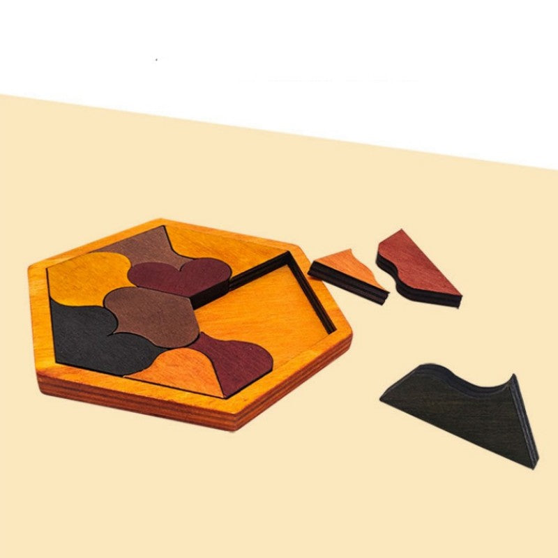 Casse Tête Tangram Pique Coeur