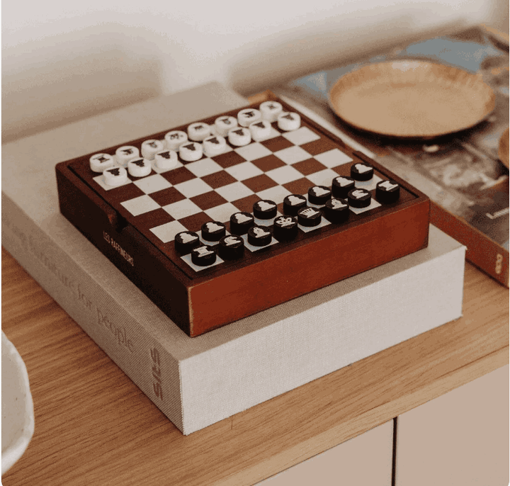 6-in-1-Multispiel-Set aus Holz