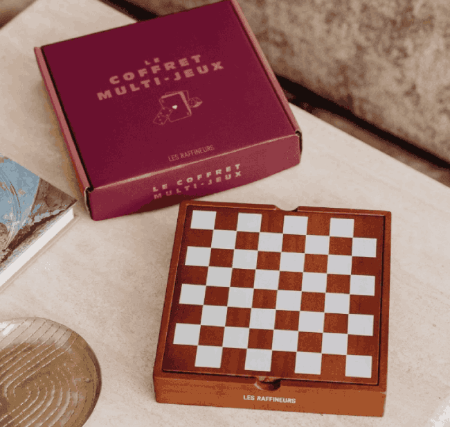 6-in-1-Multispiel-Set aus Holz