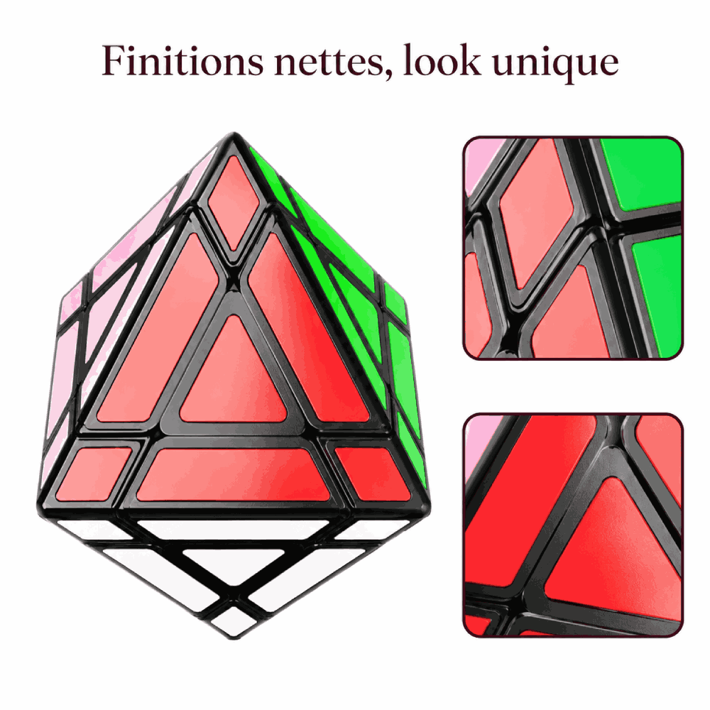 Oktaeder-Würfel 3x3 – Geometrisches Knobelspiel