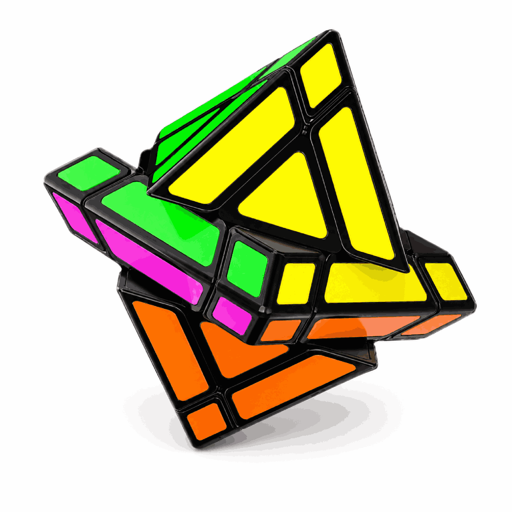 FanXin Octaèdre 3x3 transformé casse-tête multicolore