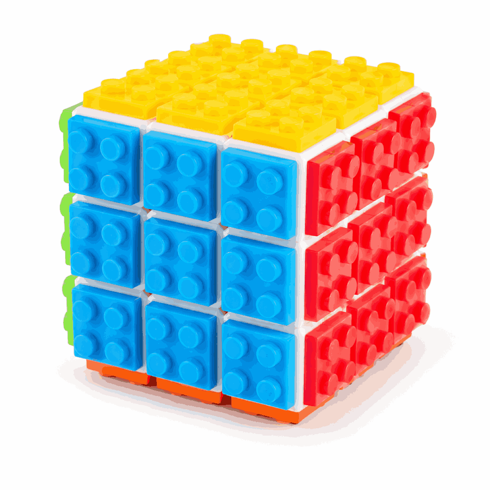 Konstruktionswürfel 3x3 – 2-in-1-Knobelspiel