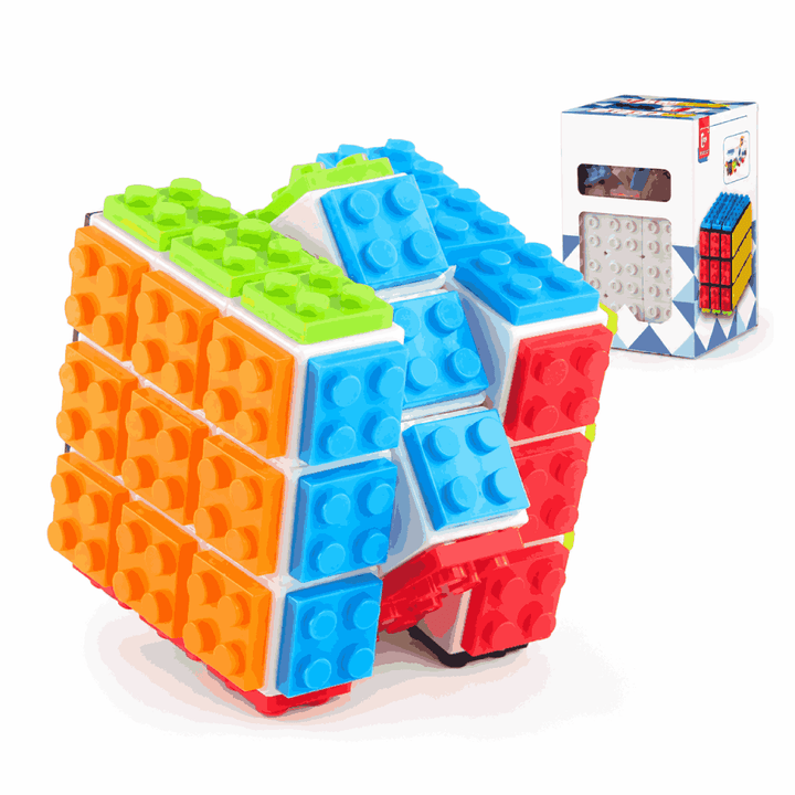 Konstruktionswürfel 3x3 – 2-in-1-Knobelspiel