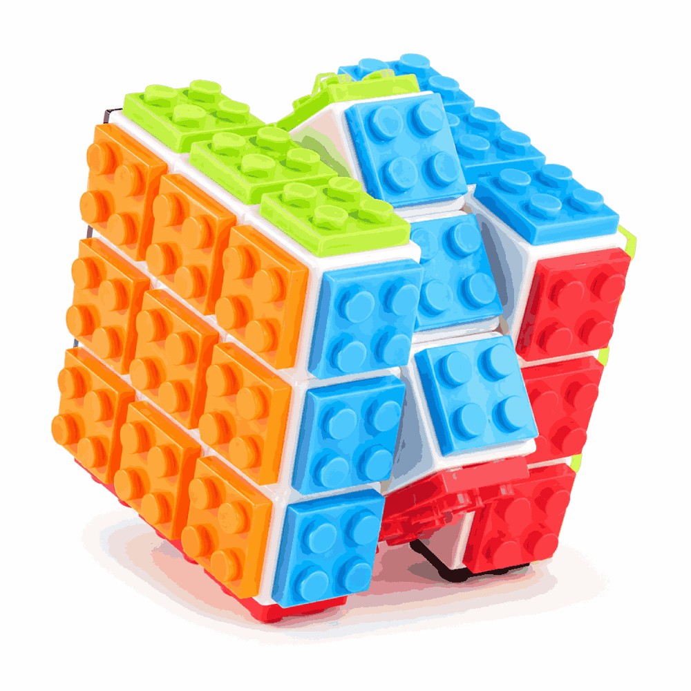 Konstruktionswürfel 3x3 – 2-in-1-Knobelspiel