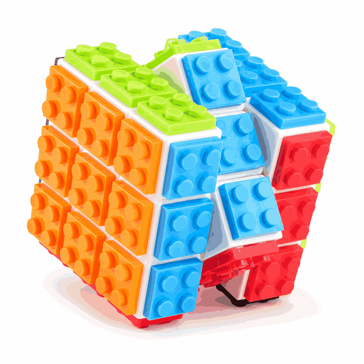 Konstruktionswürfel 3x3 – 2-in-1-Knobelspiel