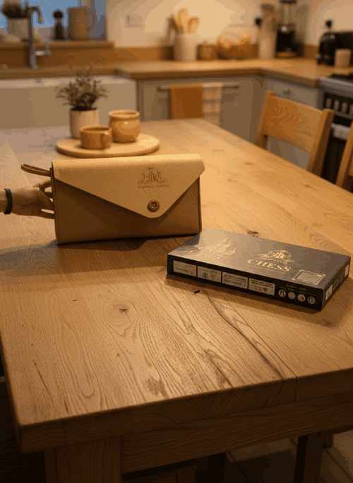 Jeu d'échecs de voyage (pochette feutrine)