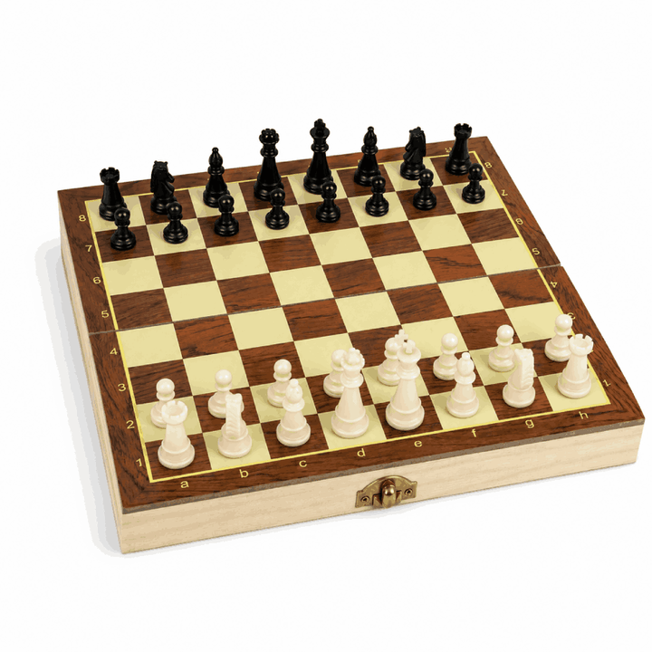 Magnetisches Schachspiel aus Holz