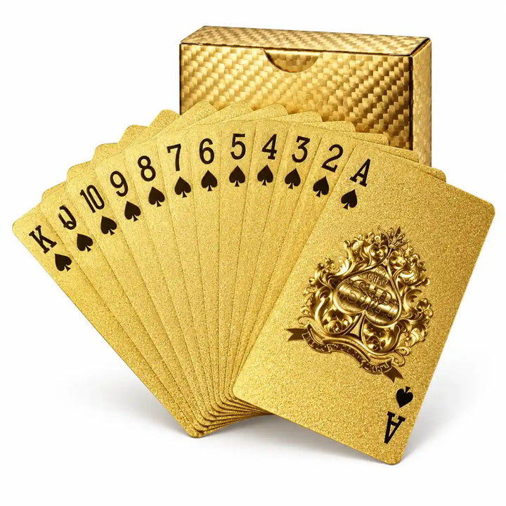 Gioco di Carte Impermeabili Oro