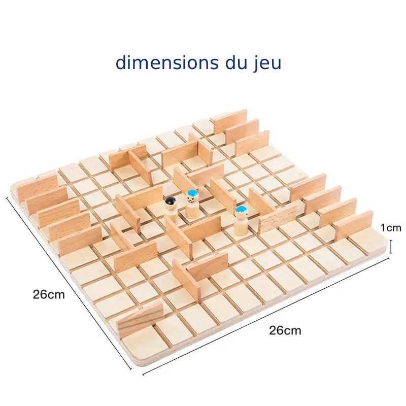 Wettstreit der Wege – Strategiespiel aus Holz (2–4 Spieler)