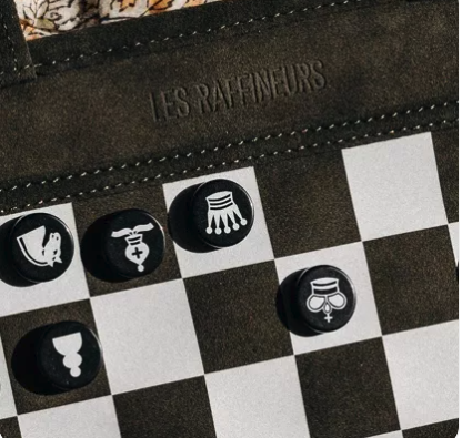 jeu_echecs_dames_voyage_velours_zoom_matiere