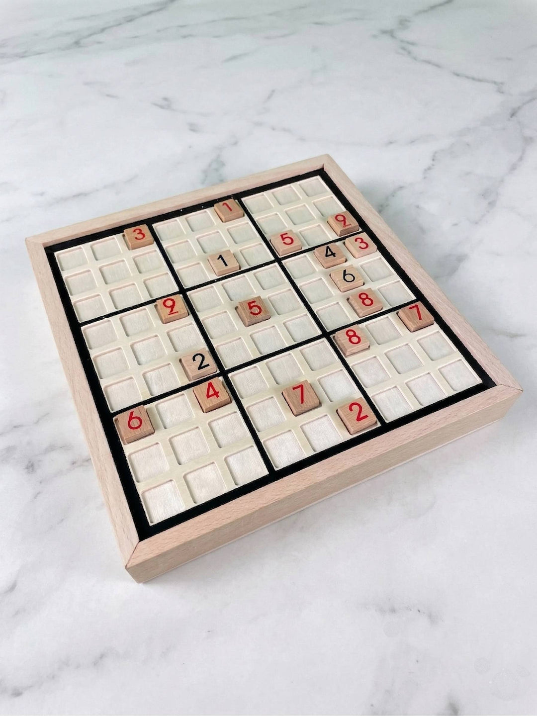 Sudoku de madera