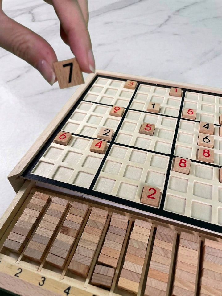 Sudoku de madera