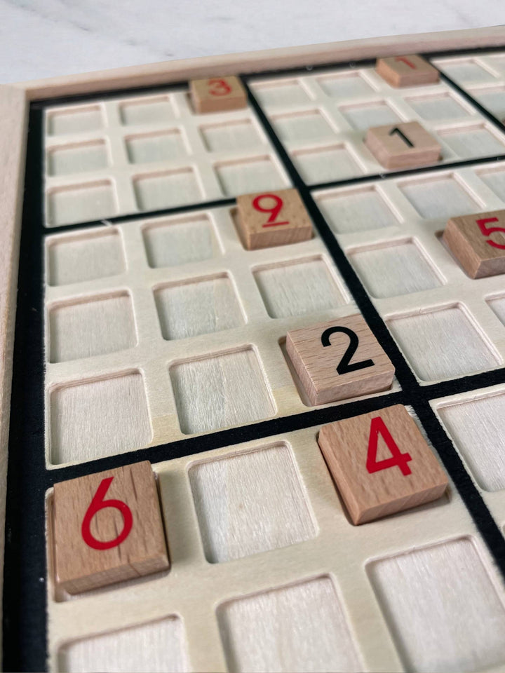Sudoku de madera