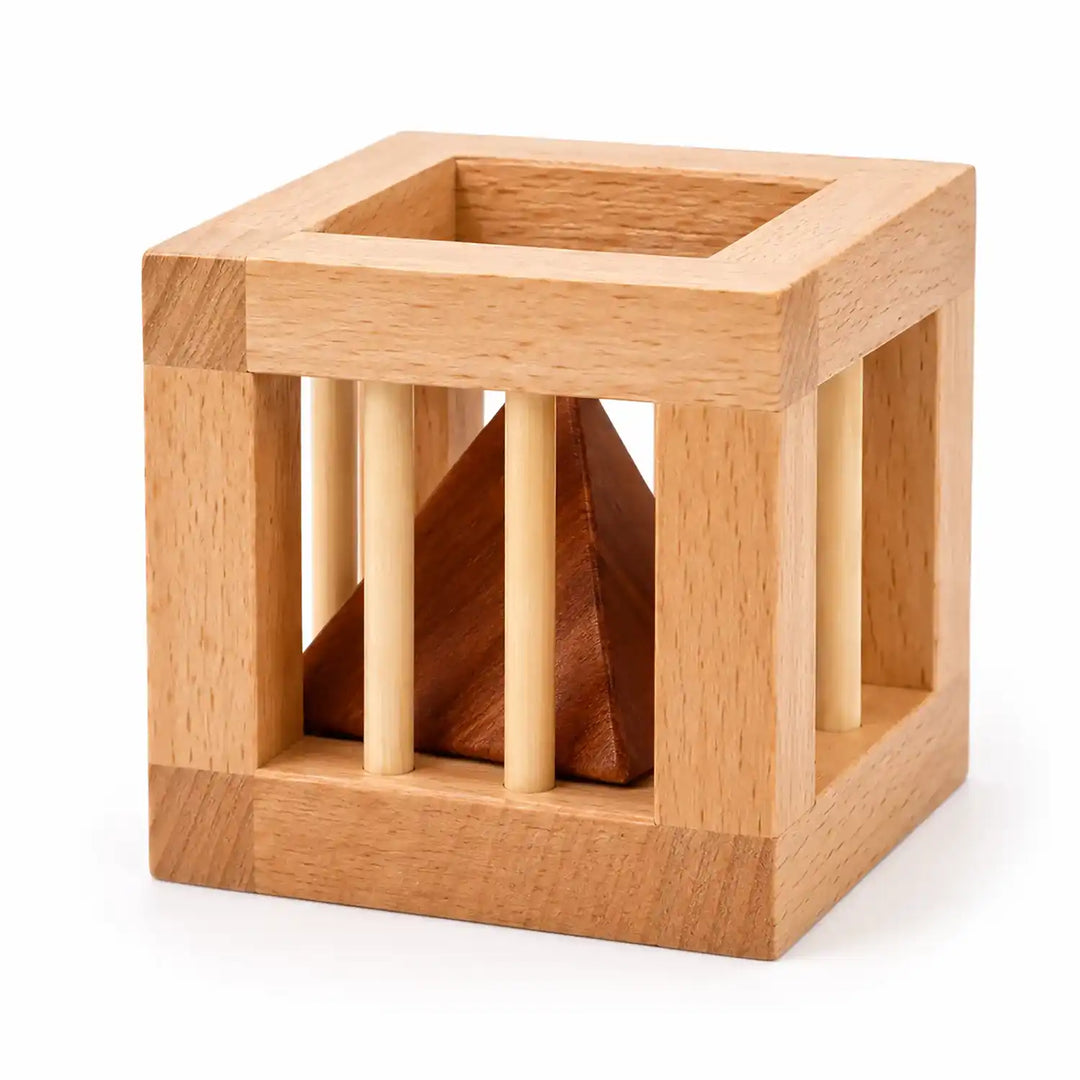 triangle en cage casse tete 