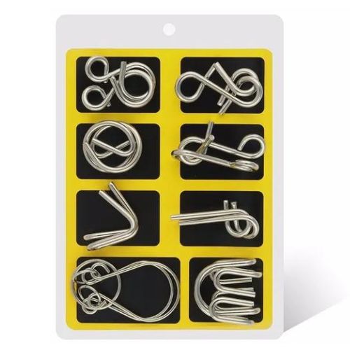 Coffret Casse-tête 8 boucles Métal