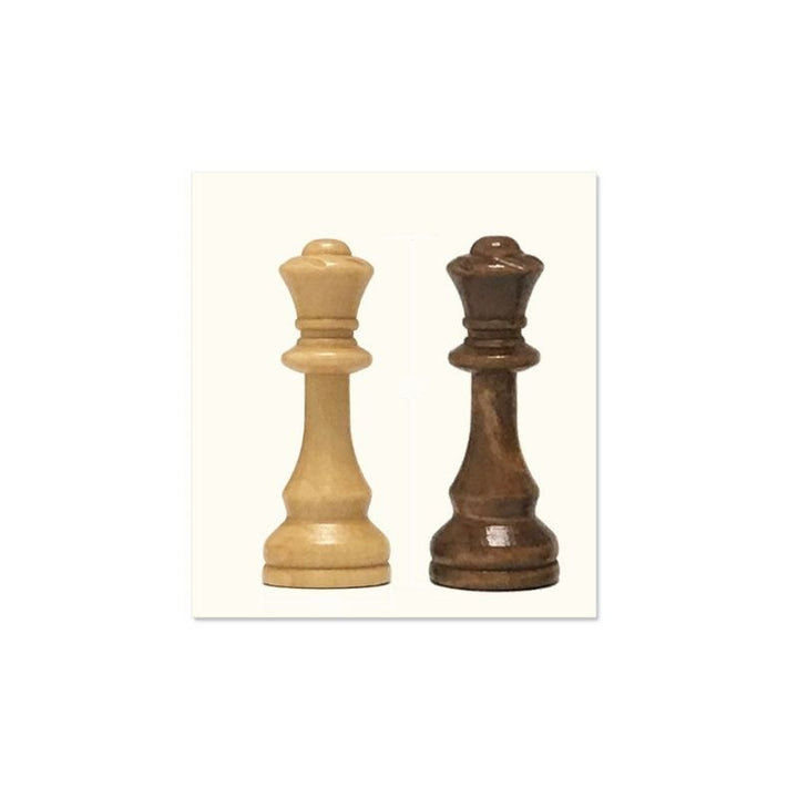 Dames d'échecs en Bois Taille 8