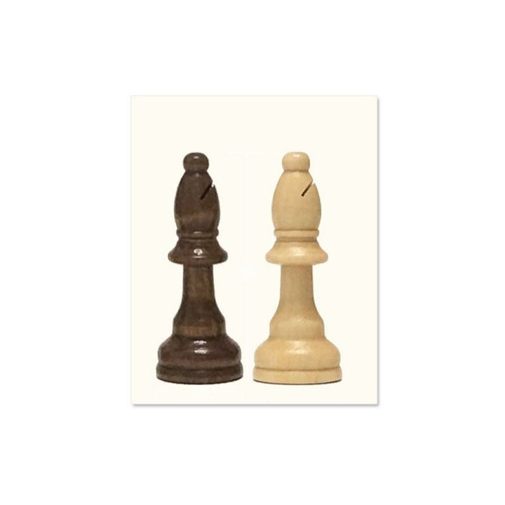 Fou d'échecs en Bois Taille 8