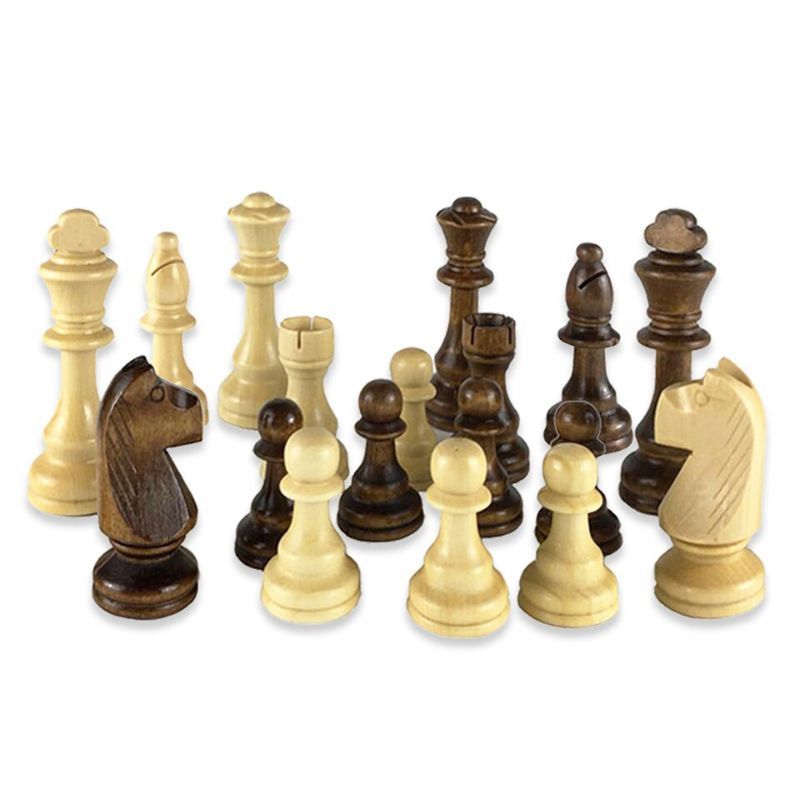 Pieces d'échecs en Bois Taille 8