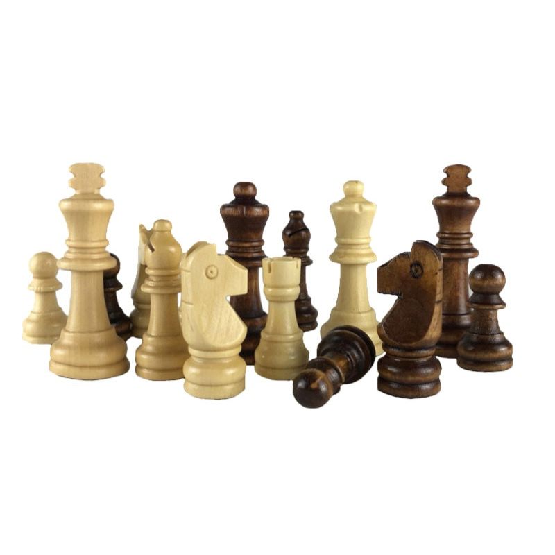 Pièces d'échecs en bois taille 4
