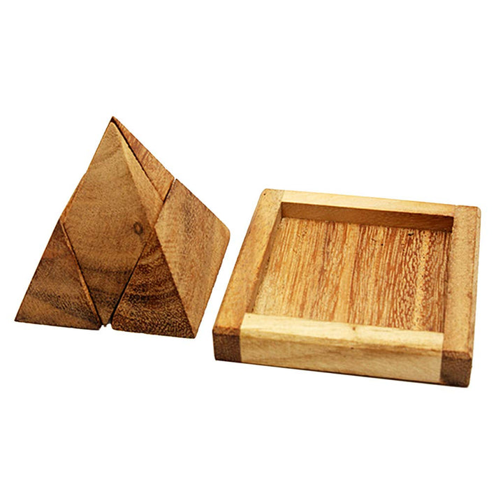 casse tete chinois en bois pyramide
