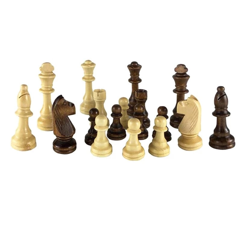 Pièces d'échecs en Bois Staunton