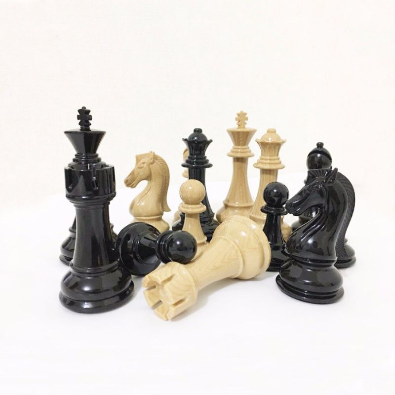 Pièces d'échecs Staunton Lestées Taille 8